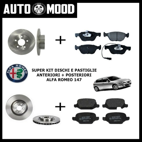 Kit dischi pastiglie - e, freni