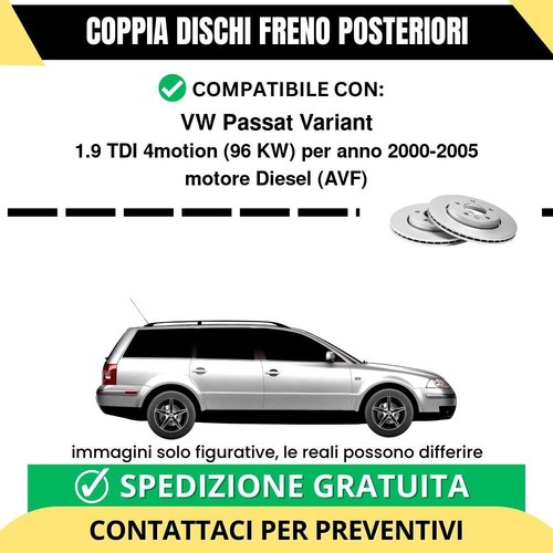 Coppia dischi freno posteriori - dischi,
